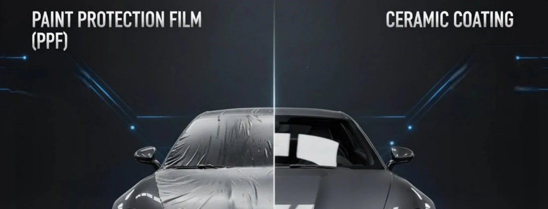 PPF vs. Ceramic Coating: Why Paint Protection Film Delivers Smarter Value?